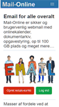 Mobile Screenshot of mail-online.dk