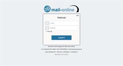 Desktop Screenshot of mail.mail-online.dk