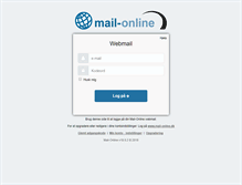 Tablet Screenshot of mail.mail-online.dk